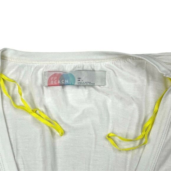 Free People Beach Button Down Long Tunic Cardigan - Picture 3 of 5